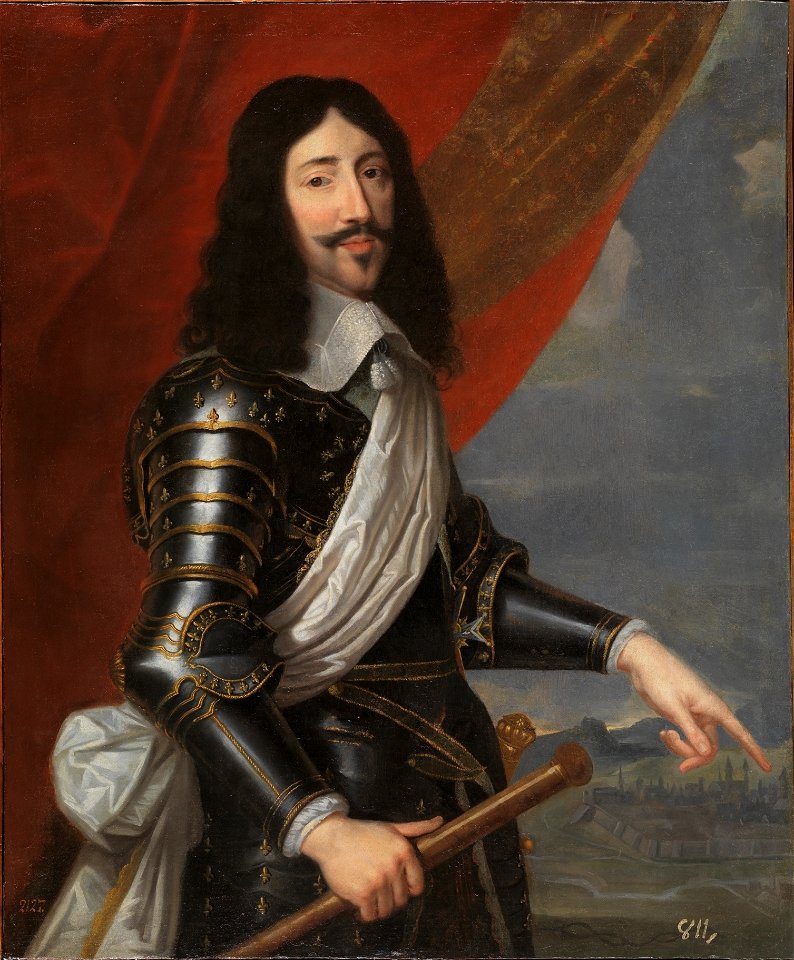 Louis XIII, King of France (by Workshop of Philippe de Champaigne) - Museo del Prado