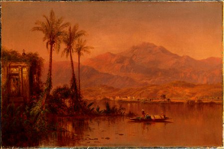 Louis Rémy Mignot - South American Scene (Vespers, Guayaquil River, Ecuador) - y1980-38 - Princeton University Art Museum