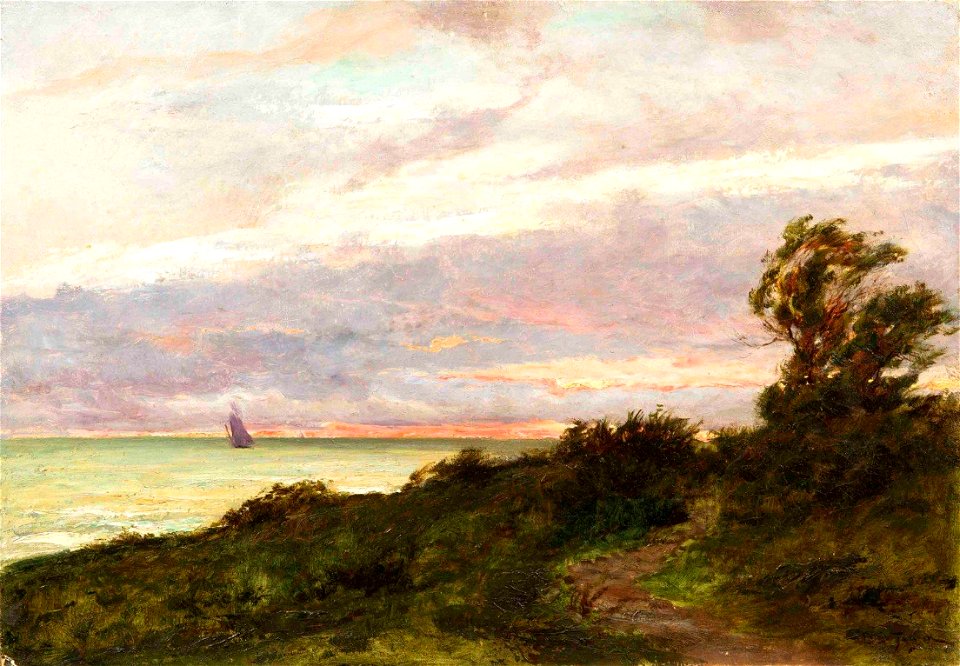 Louis Tauzin - Coucher de soleil