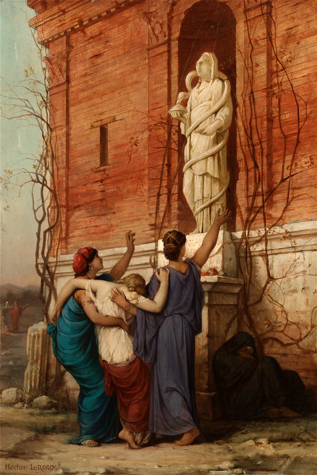 Louis-Héctor Leroux - Invocation to the Goddess Hygieia - 1972.51 - Yale University Art Gallery