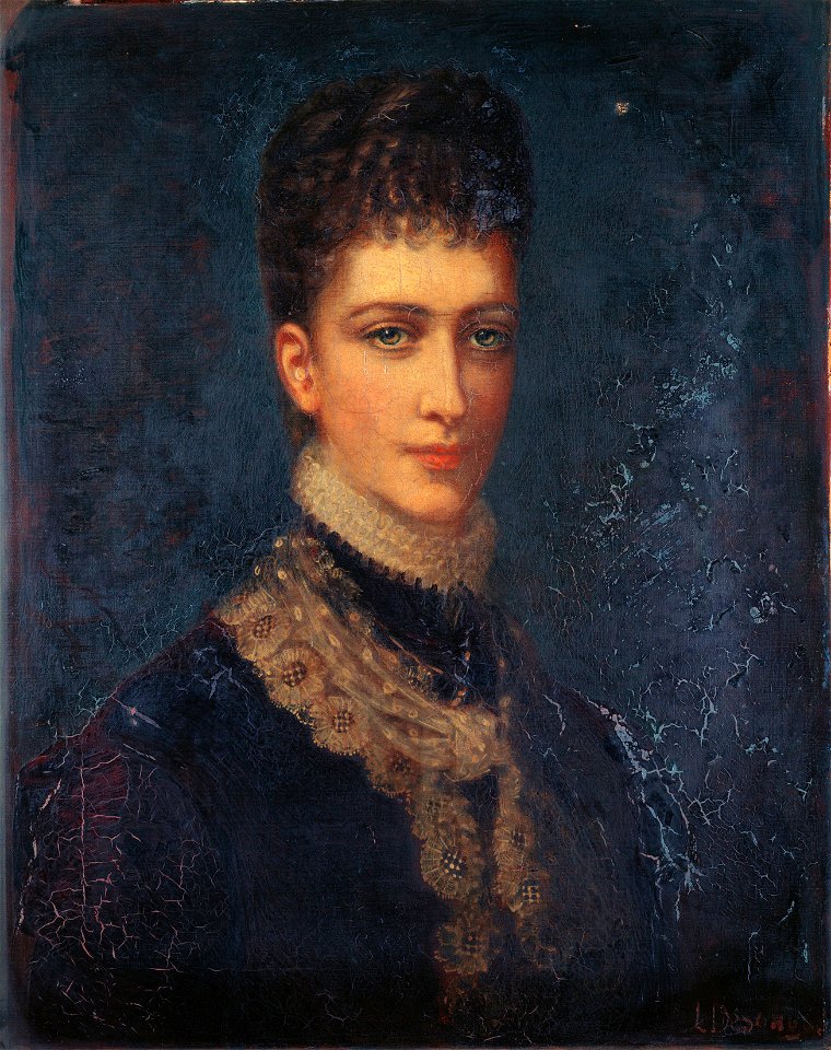 Louis-William Desanges (1822-87) - Alexandra, Princess of Wales (1844-1925), later Queen Alexandra - RCIN 406737 - Royal Collection