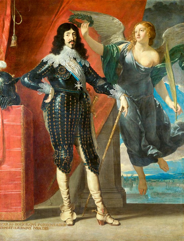 Louis XIII (crowned by victory)
