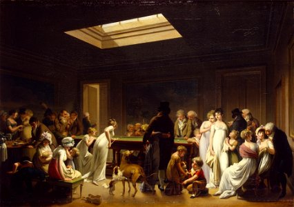 Louis-Léopold Boilly - Game of Billiards - WGA02350