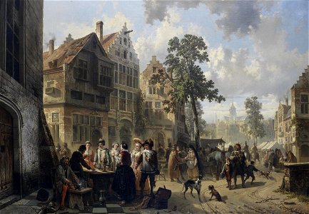 Louis Tielemans Market Day 1854