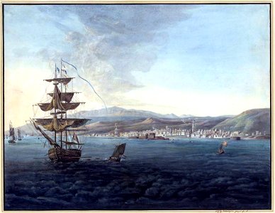 Louise van Panhuys, Sta Crutz im Hintergrund der Picque von Teneriffa, ongedateerd
