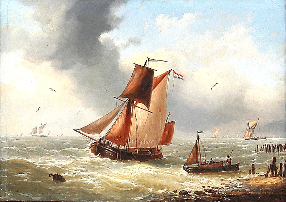 Louis Verboeckhoven - Marine