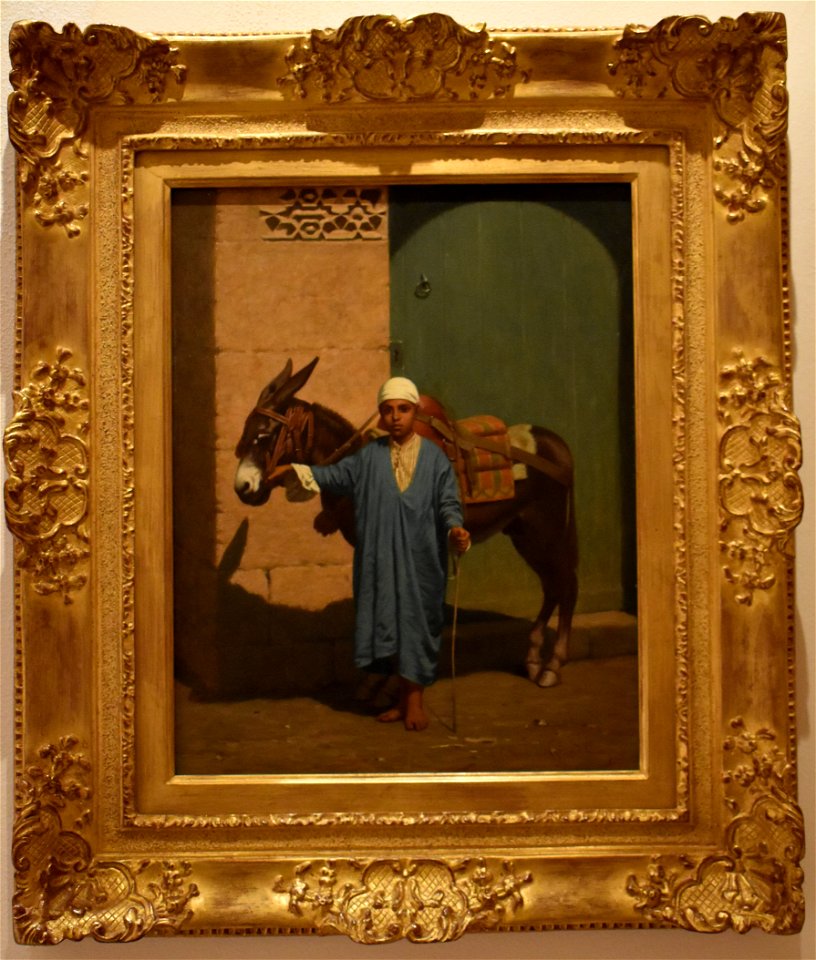 Louis Émile Pinel de Grandchamp - Enfant et son âne 2