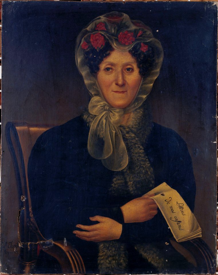 Louis-Basile de Veaucorbeille - Portrait de Marie-Madeleine-Claudine Perrin, dite Madame Thénard la Grande (1757-1849), sociétaire de la Comédie-Française - P1311 - Musée Carnavalet