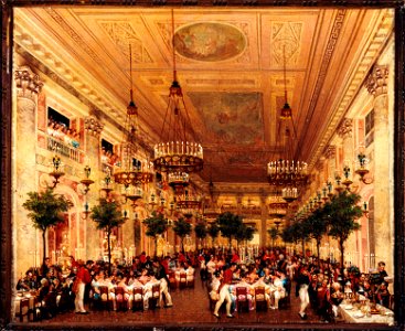 Louis-Marie Atthalin - Banquet à l'occasion du mariage de Léopold 1er de Belgique et de la princesse Louise d'Orléans - P1273 - Musée Carnavalet