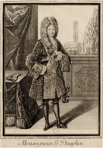 Louis, Dauphin de France (1661-1711) - Engraving 02