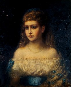 Louis-William Desanges (1822-87) - Princess Louise of Wales (1867-1931), later Princess Royal and Duchess of Fife - RCIN 406694 - Royal Collection