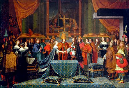 Louis XIV wedding