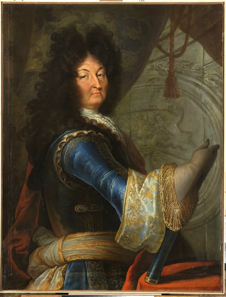 Louis XIV, roi de France, devant le soleil rhodien (par Philippe Vignon) - Château de Versailles