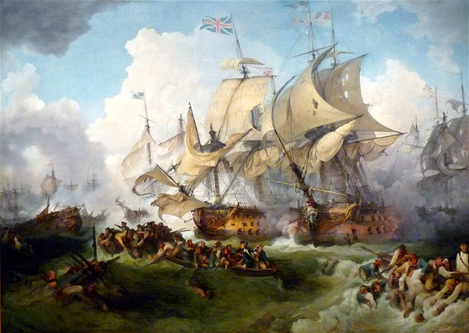 Loutherbourg-La Victoire de Lord Howe