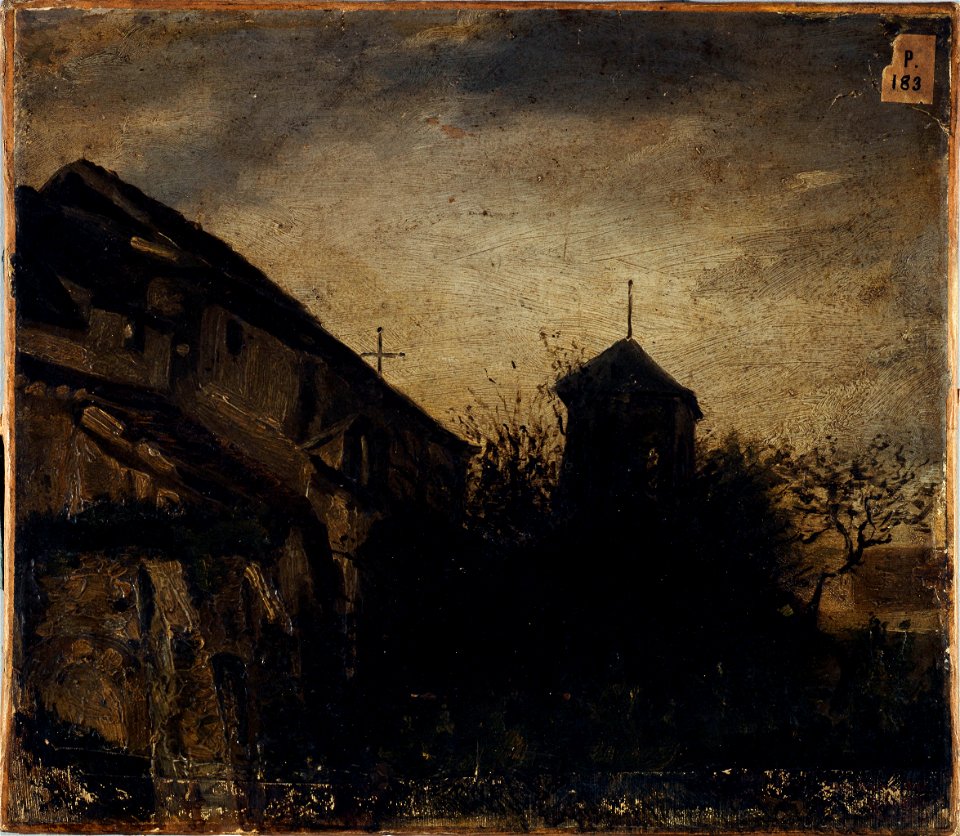 Louis-Godefroy Jadin - L'abside de Saint-Pierre-de-Montmartre - P183 - Musée Carnavalet