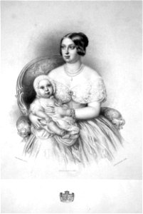 Louise Marie Thérèse d'Artois Litho