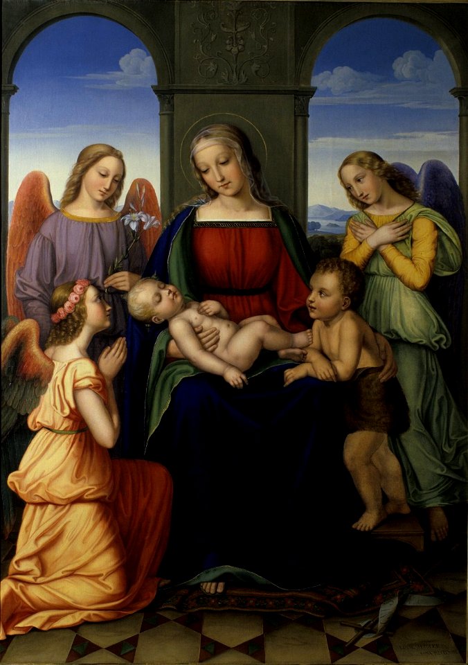Louise Seidler - Madonna mit Engeln (1823)