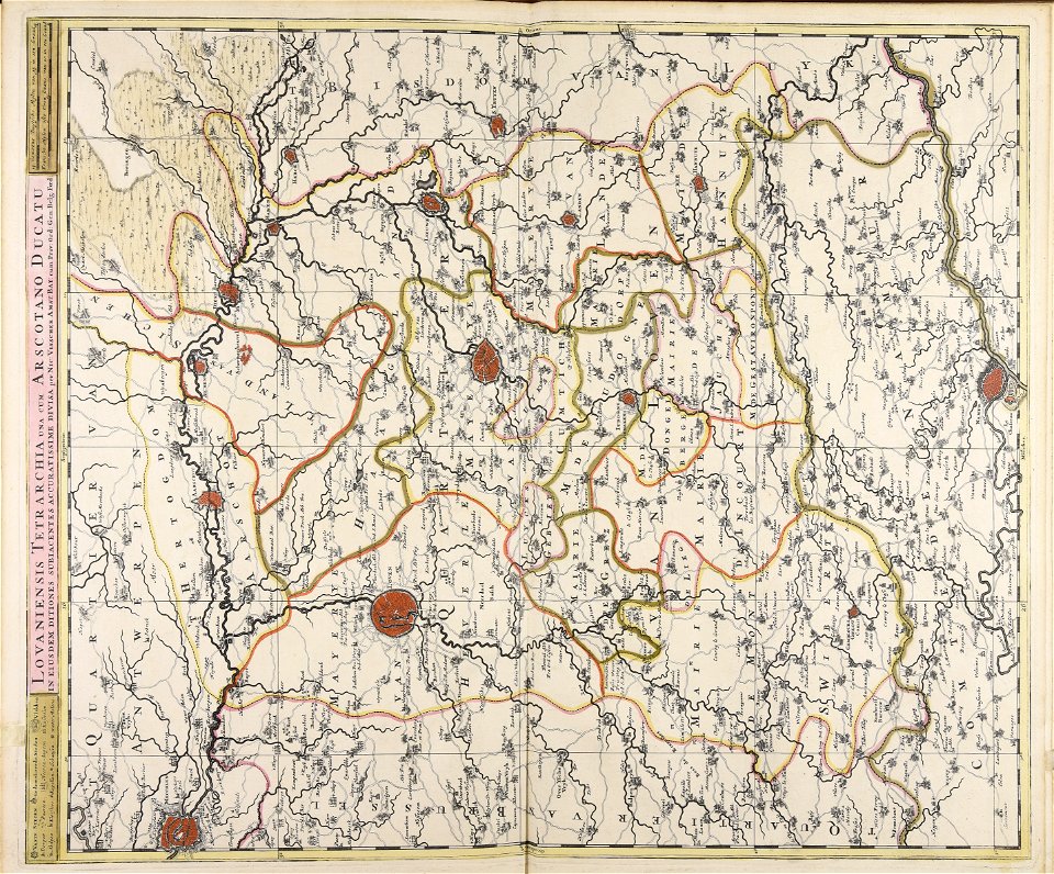 Lovaniensis tetrarchia una cum Arscotano ducatu in eiusdem ditiones subiacentes - CBT 6606535