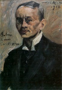 Lovis Corinth Porträt des Schriftstellers Carl Bulcke 1918