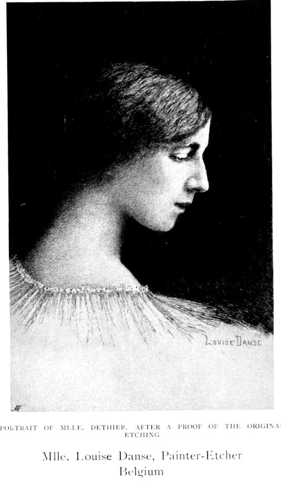 Louise Danse - Portrait of Mlle. Dethier