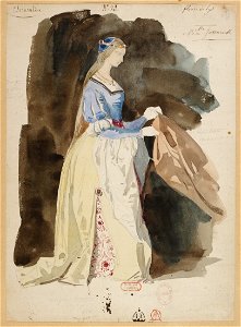 Louise Bertin - La Esmeralda - costume design by Louis Boulanger 12 - 23. Fleur de lys, Mlle Jawurek
