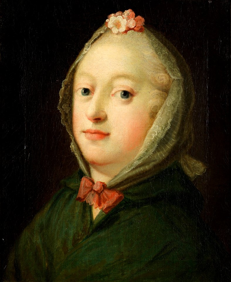 Louise, Queen of Denmark (Carl Gustav Pilo) - Nationalmuseum - 21566