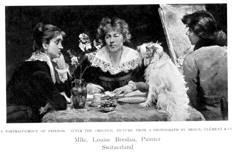 Louise Breslau - A Portrait-Group of Friends