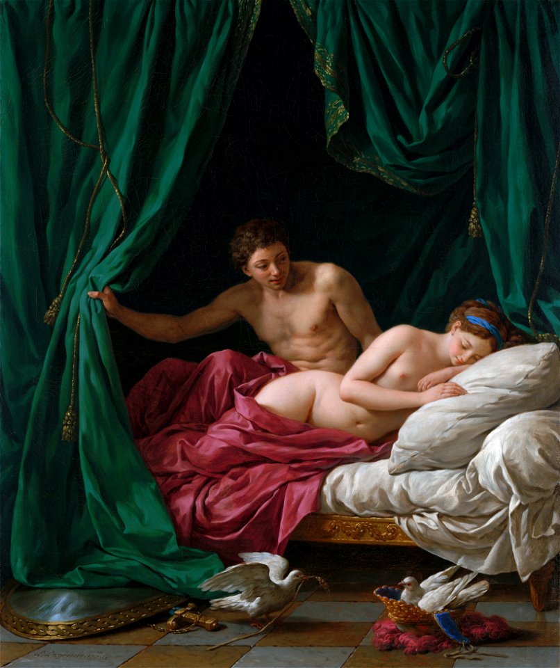 Louis-Jean-François Lagrenée - Marte y Venus, alegoría de la Paz, Jean Paul Getty Museum, 1770FXD