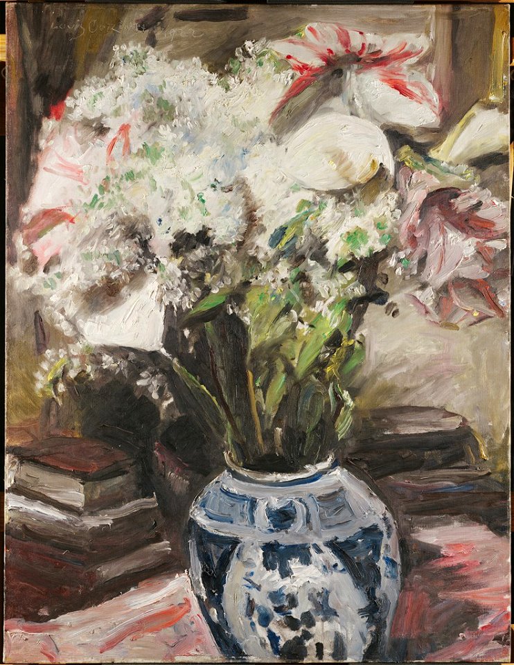 Lovis Corinth - Amaryllis, Calla Lilies, and Lilacs - 2002.70 - Busch–Reisinger Museum