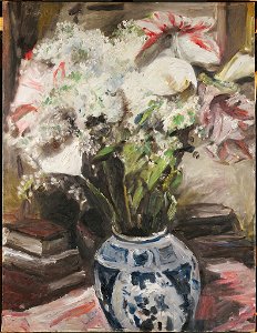 Lovis Corinth - Amaryllis, Calla Lilies, and Lilacs - 2002.70 - Busch–Reisinger Museum