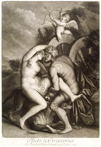 Loves of the Gods' - Pluto and Proserpina by John Smith