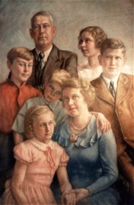 Louise Jama-van Raders - Portret van de familie De Jongh-Hees
