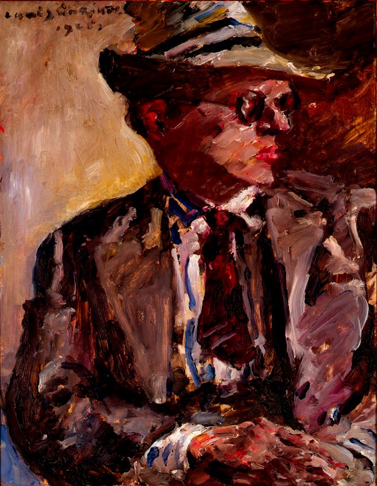 Lovis Corinth - Thomas Corinth with Straw Hat - 1995.1170 - Busch–Reisinger Museum