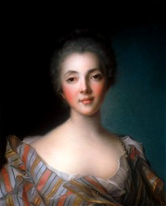 Louise Marie Madeleine Fontaine 1706-1799. Free illustration for personal and commercial use.