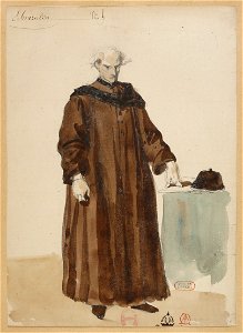 Louise Bertin - La Esmeralda - costume design by Louis Boulanger 06 - 5. -Frollo-