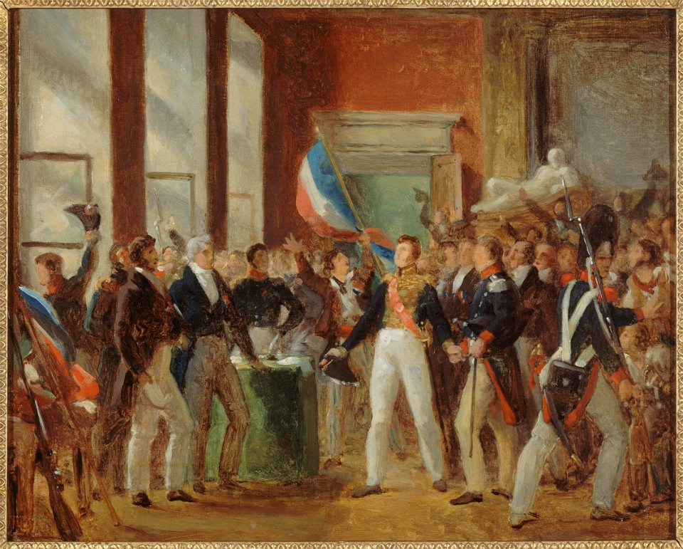 Louis-Philippe prêtant serment à l'Hôtel de Ville, le 31 juillet 1830