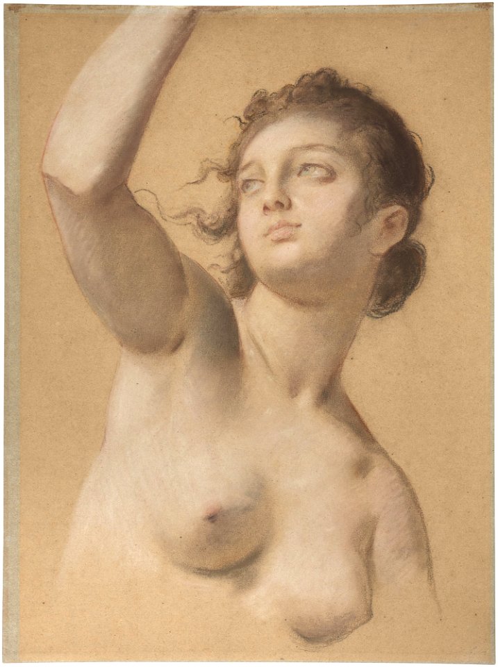 Louise-elisabeth vigee le brun portrait of an half-lenght nude woman105812)