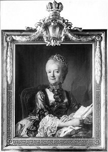 Lovisa Ulrika, 1720-1782, drottning av Sverige, prinsessa av Preussen (Lorens Pasch d.y.) - Nationalmuseum - 40118