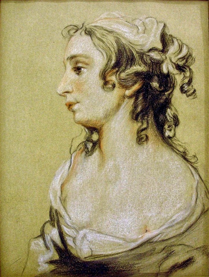 Louis-Roland Trinquesse Profile bust young french woman