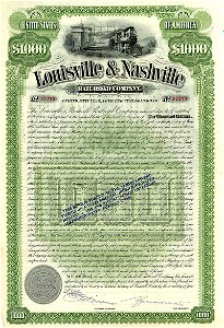 Louisville & Nashville RR 1890