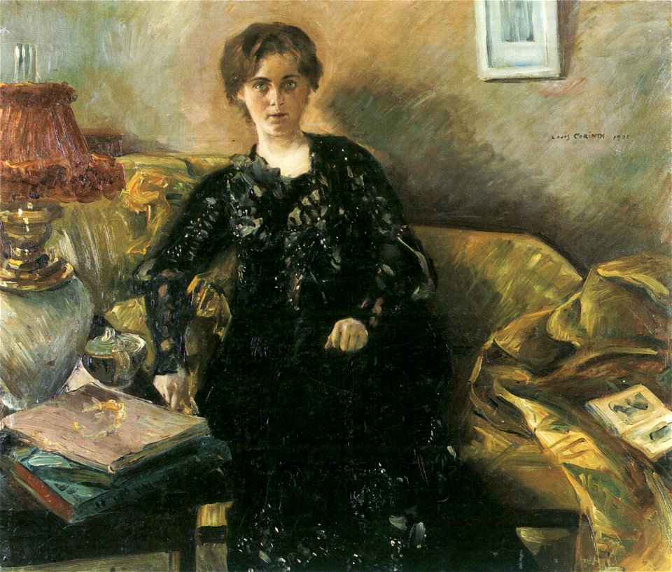 Lovis Corinth Porträt Frau Korfiz Holm 1901 - Free Stock Illustrations ...