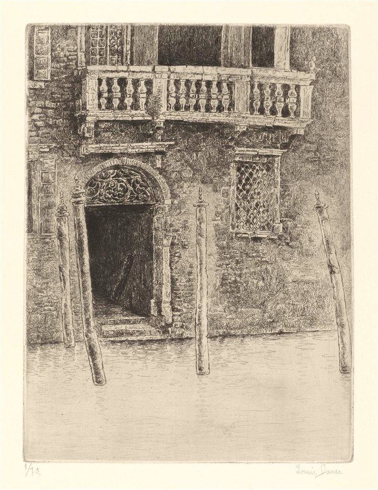 Louise Danse - Rio di Sant'Angelo - Graphic work - Royal Library of Belgium - S.IV 85060