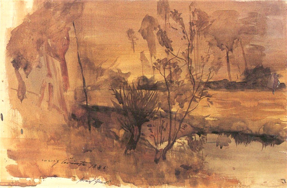 Lovis Corinth Prechtal 1885