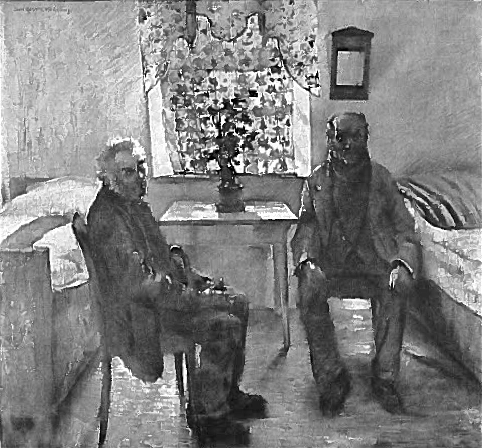 Lovis Corinth BC 94 Altmaennerhaus in Kraiburg sw