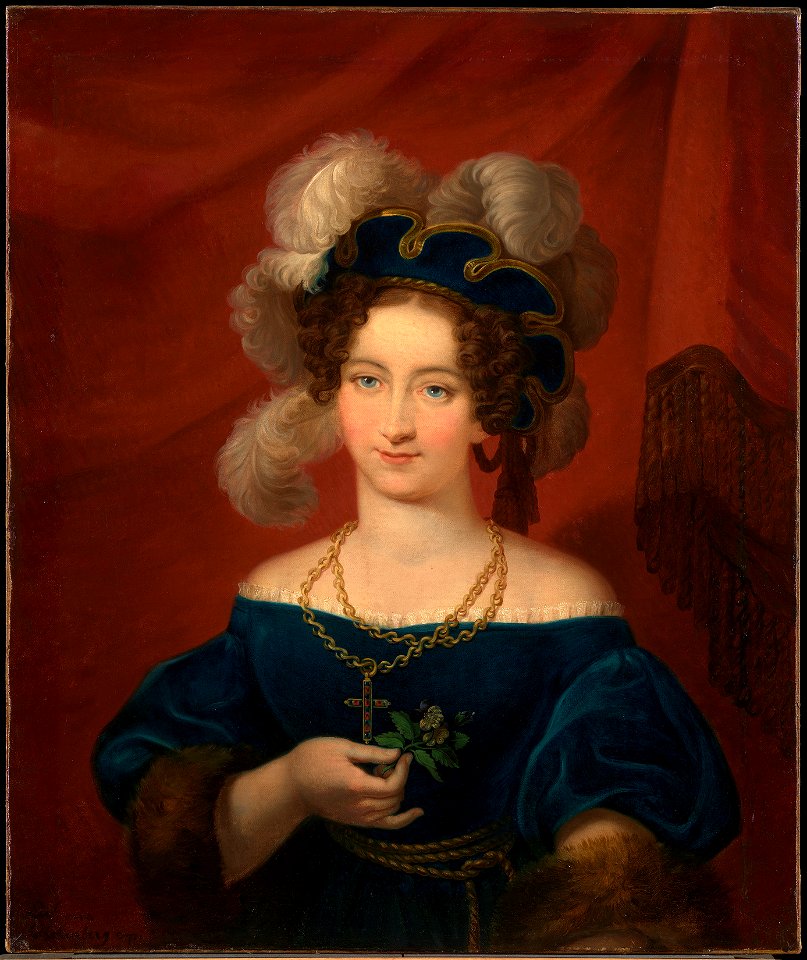 Louise Leopoldine von Meyern Hohenburg (1815-65) - Louise, Princess of Saxe-Gotha-Altenburg, Duchess of Saxe-Coburg and Gotha (1800-31) - RCIN 403688 - Royal Collection