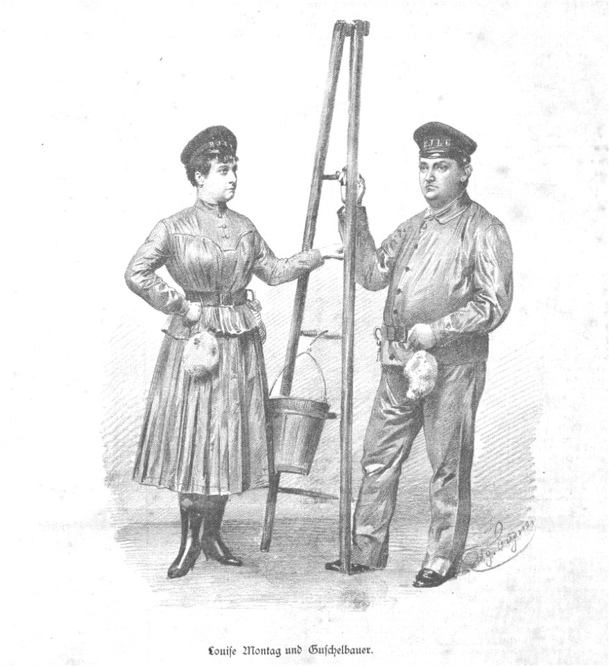 Louise Montag und Edmund Guschelbauer 1885 Eigner