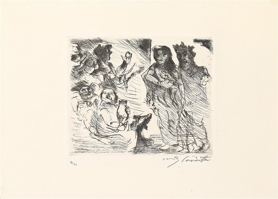 Lovis Corinth Gastmahl des Trimalchio 12