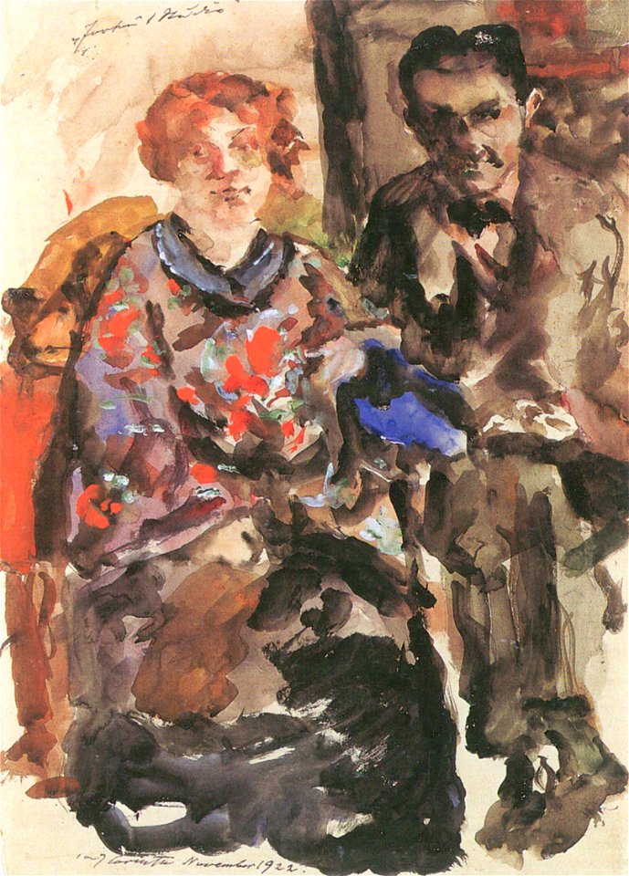Lovis Corinth Erich Goeritz und seine Frau 1922