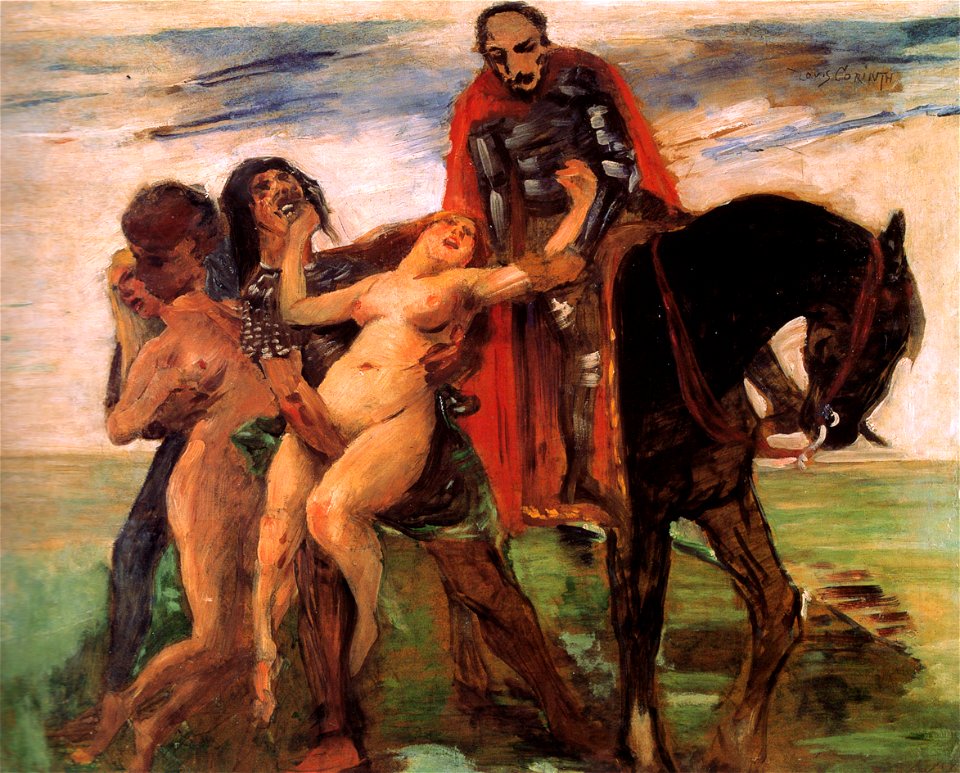 Lovis Corinth Frauenraub 1904