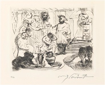 Lovis Corinth Gastmahl des Trimalchio 04